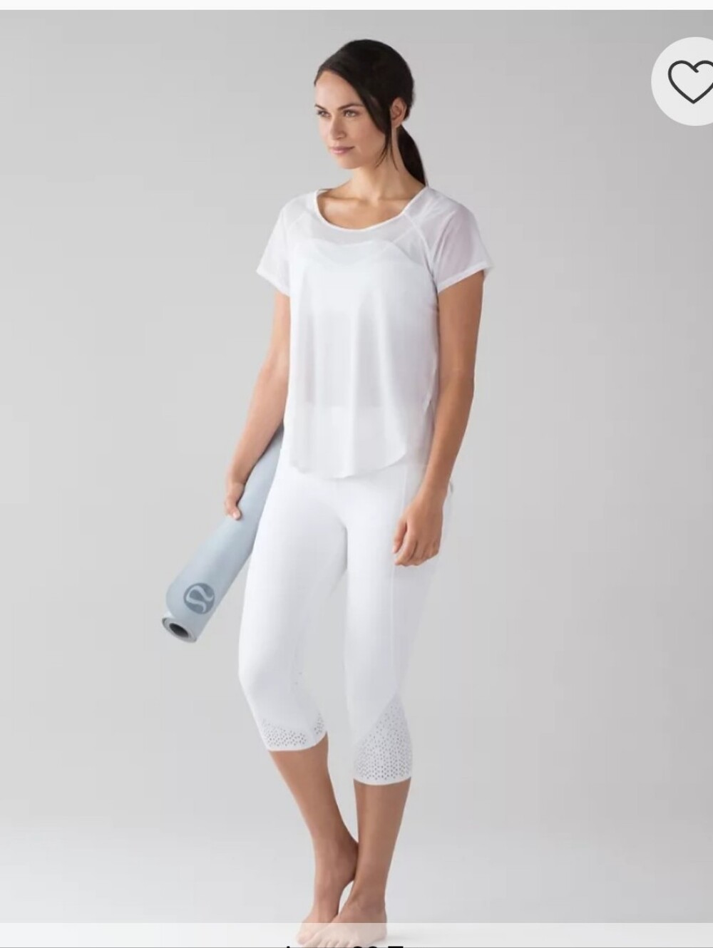 Lululemon Athletica Women Tops Mesh Cut Out Short Sleeve Side Slips Running - Picture 13 of 13